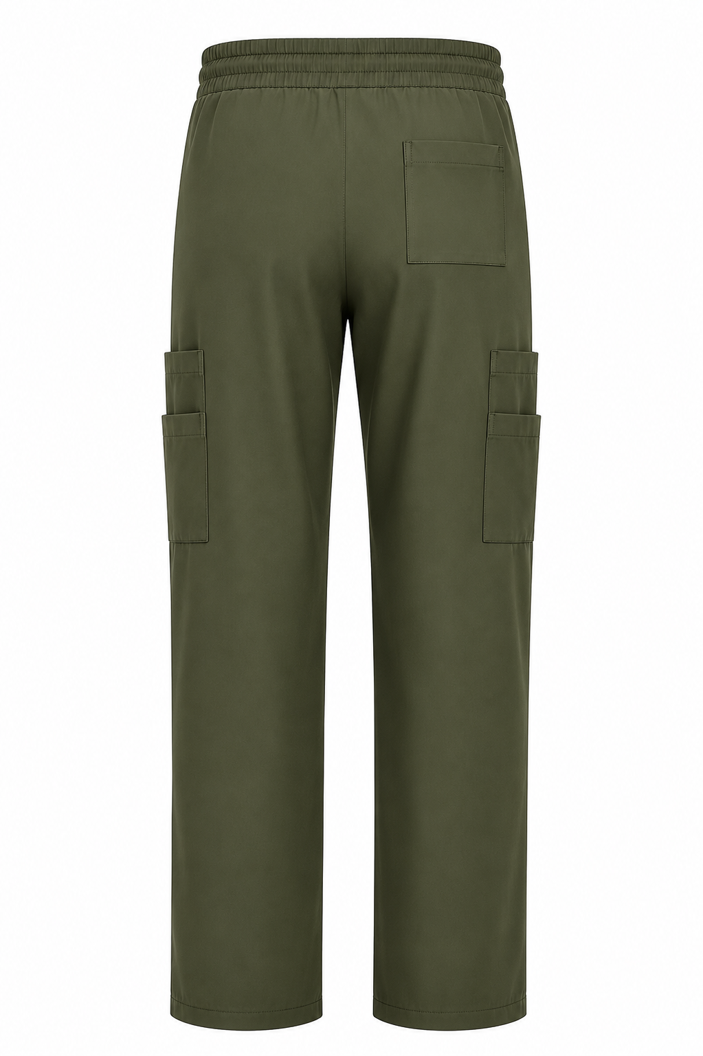 Pantalón de scrub Olive verde oliva para caballero vista frontal.